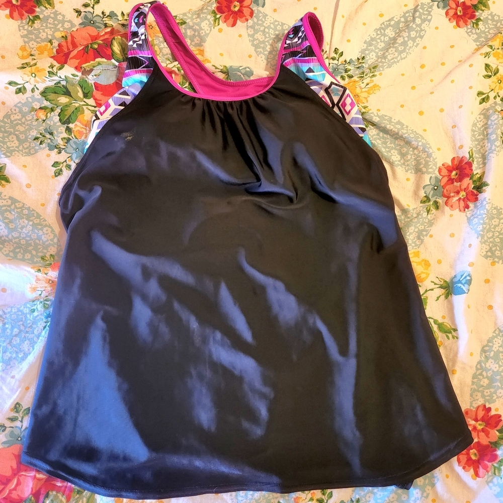 Zeroxposur Swim Tank Top Sz 14